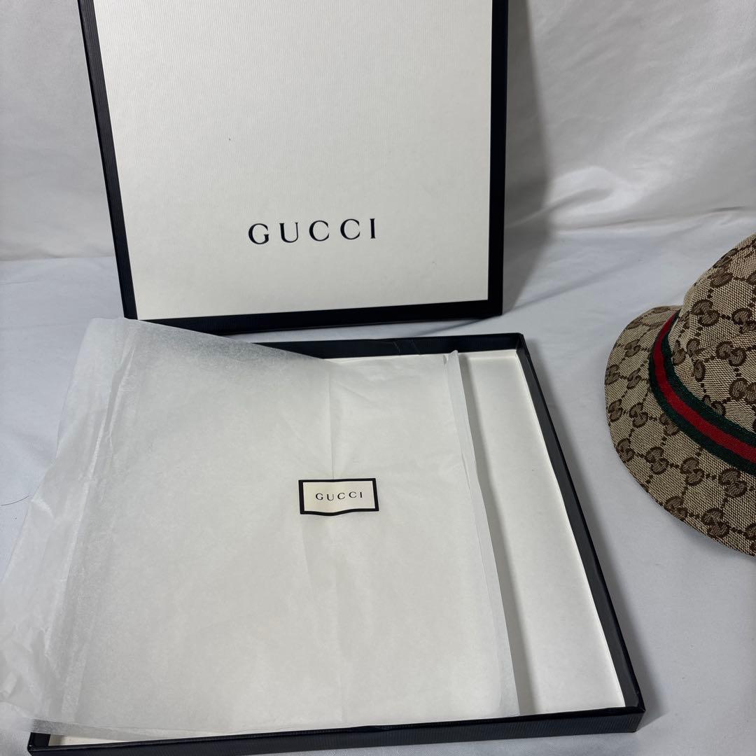 帽子 GUCCI 00's Sherry line GG bucket hat