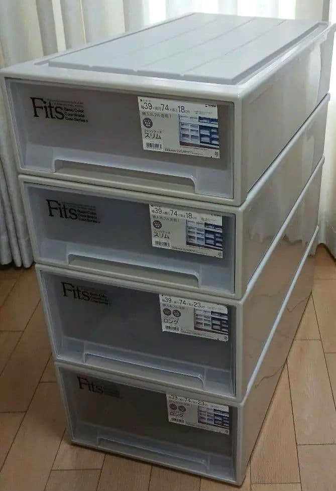 Fitsケース　74フィッツケース　押入サイズ　ロング　スリム　衣装ケース　天馬