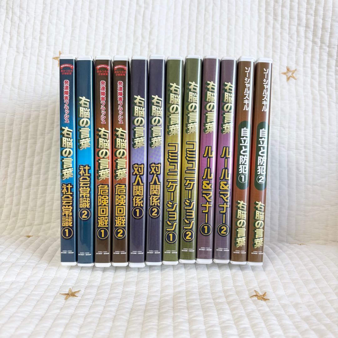 値下げしました！ 星みつる　ソーシャルスキル　右脳の言葉 DVD12巻セット