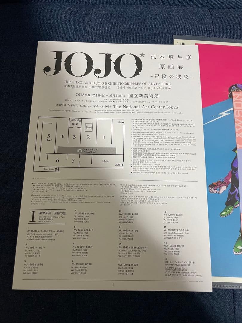 【美品❗️早い者勝ち❗️】荒木飛呂彦原画展 JOJO - 冒険の波紋 -図録