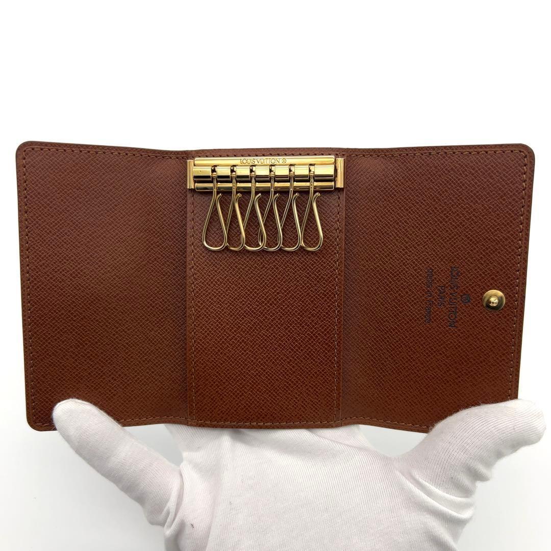 【新品同様】ルイヴィトン キーケース モノグラム ミュルティクレ　6連フック
