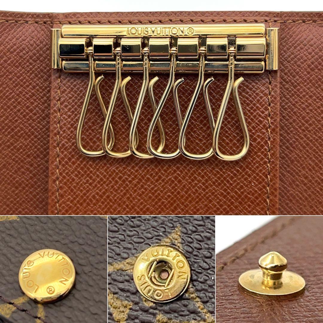 【新品同様】ルイヴィトン キーケース モノグラム ミュルティクレ　6連フック