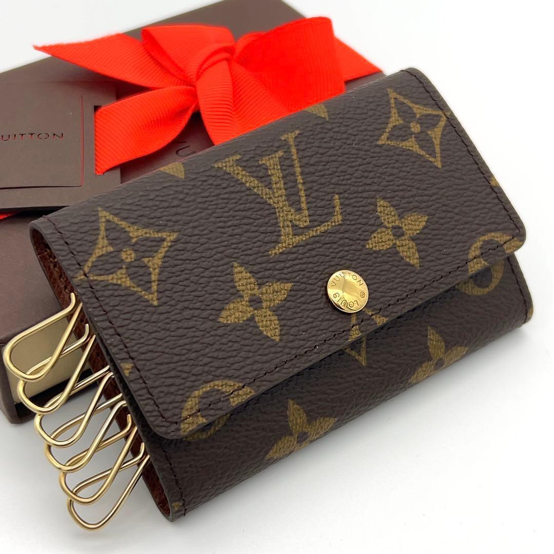 【新品同様】ルイヴィトン キーケース モノグラム ミュルティクレ　6連フック