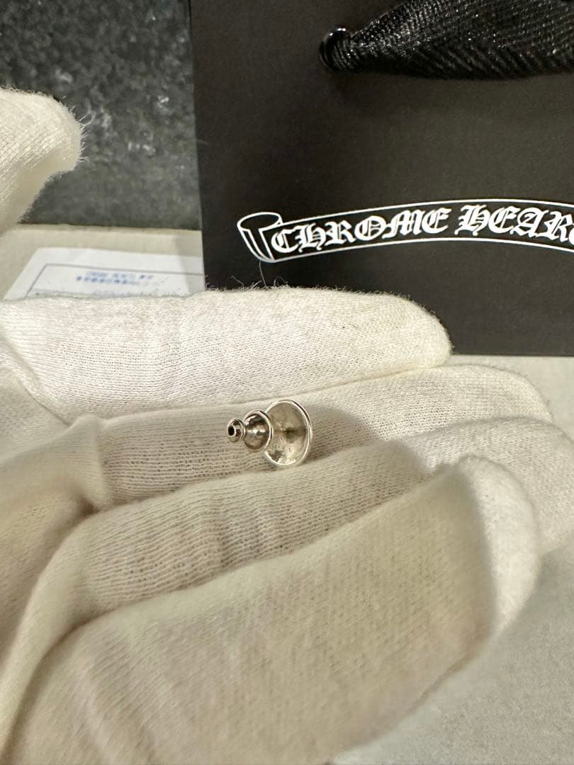 【新品】CHROME HEARTS クロムハーツ クロスボール スタッド ピアス