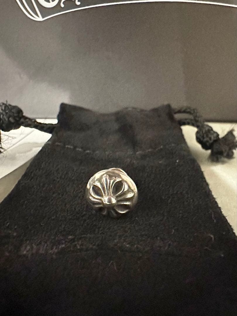 【新品】CHROME HEARTS クロムハーツ クロスボール スタッド ピアス