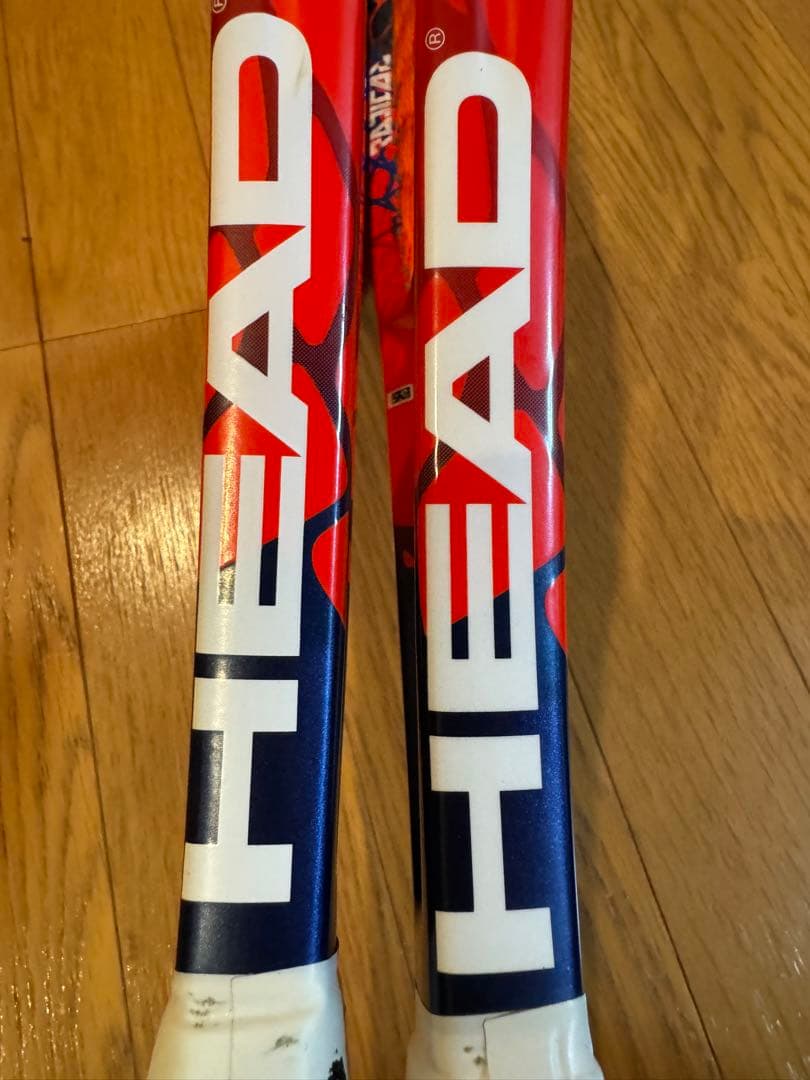 HEAD RADICAL PRO 硬式テニスラケット 赤と青 2本セット