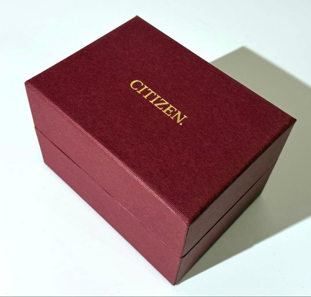 美品★ CITIZEN ECO-DRIVE ソーラー電波 腕時計 黒文字盤