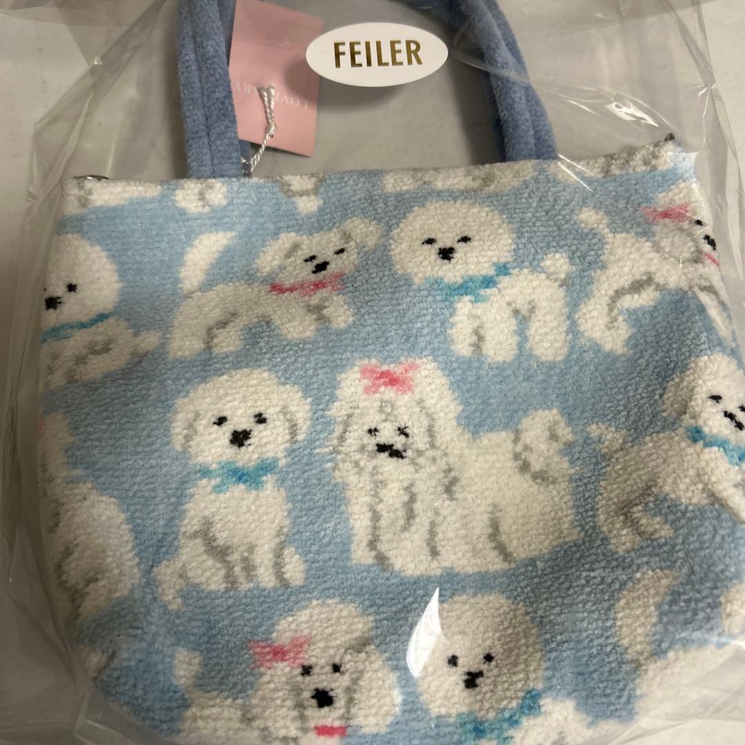 フェイラー〈モフモフワンチャン〉トートバッグ WEB限定カラー