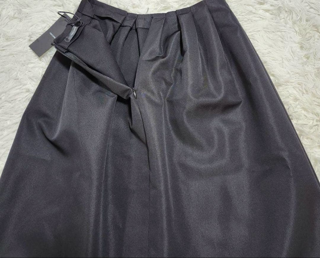 ヨーコチャン　タックスカート　バックファスナー　38　ブラック