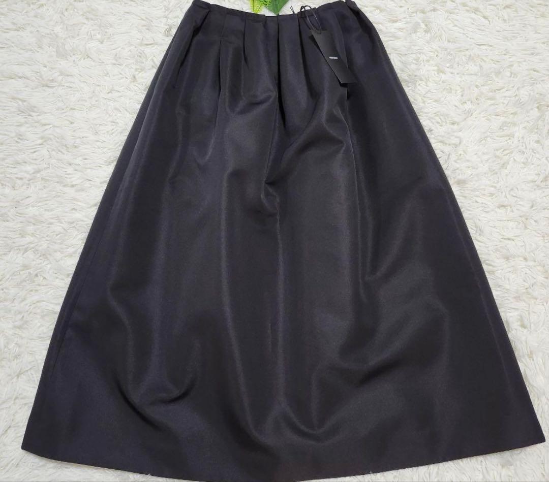 ヨーコチャン　タックスカート　バックファスナー　38　ブラック