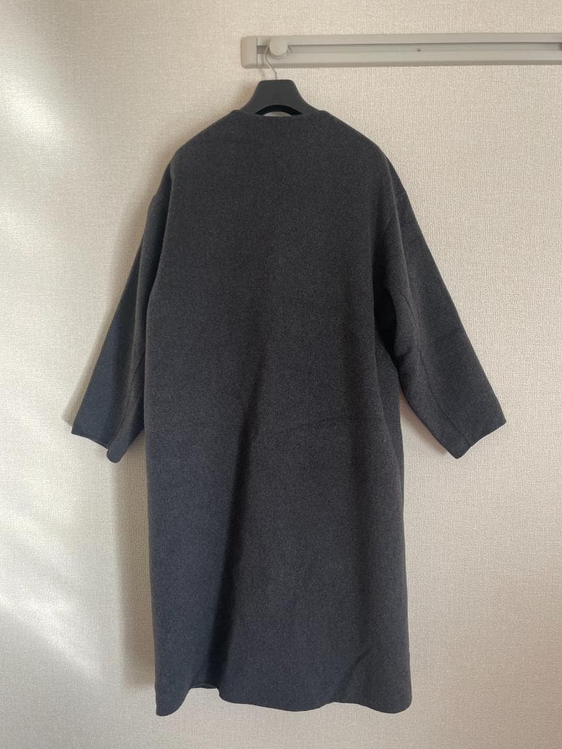 K*i様 todayful stole wool coat チャコールグレー 3
