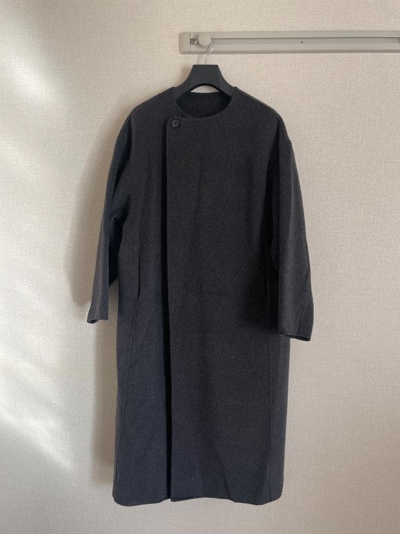 K*i様 todayful stole wool coat チャコールグレー 3