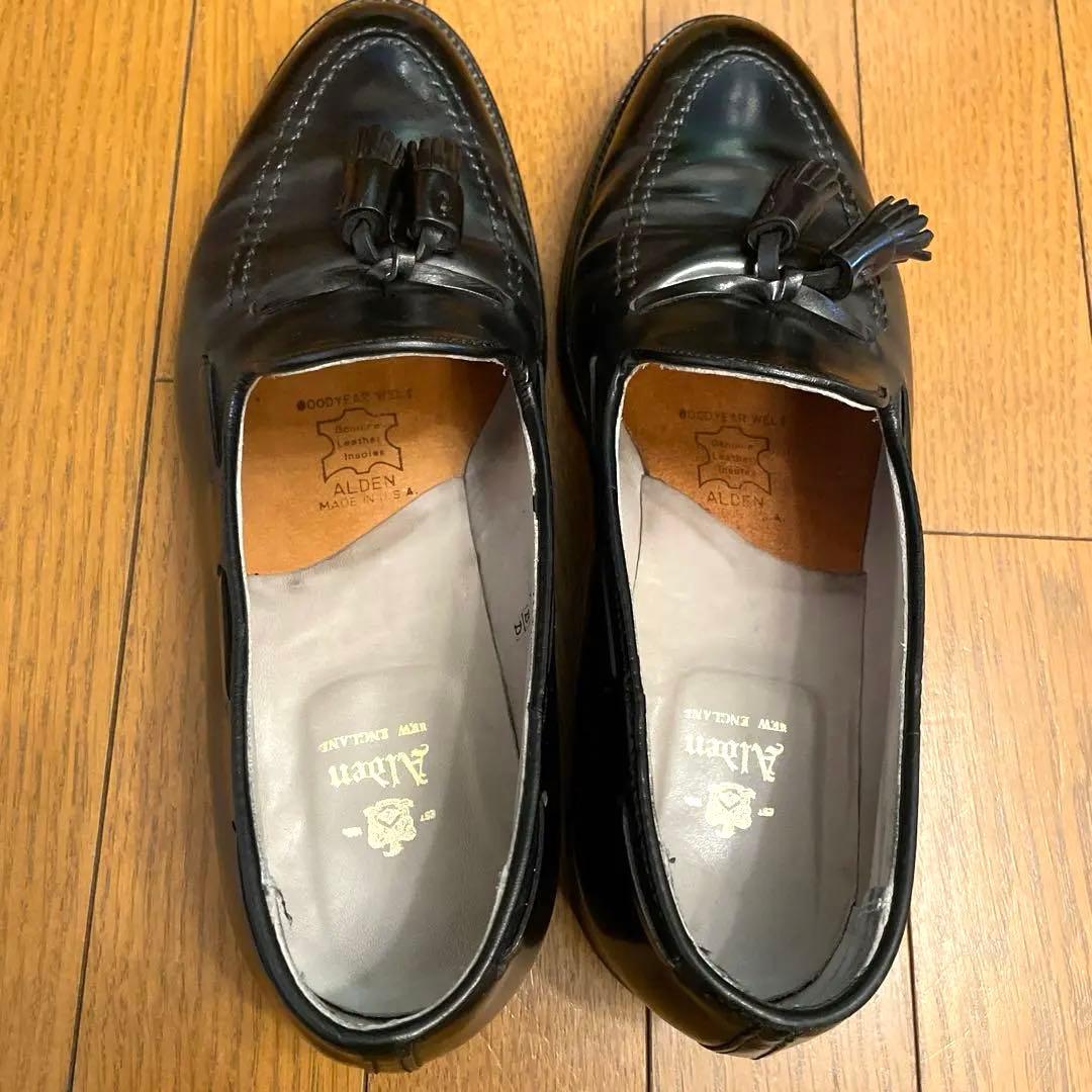【オメガ様の専用】Alden黒コードバンタッセルローファー664