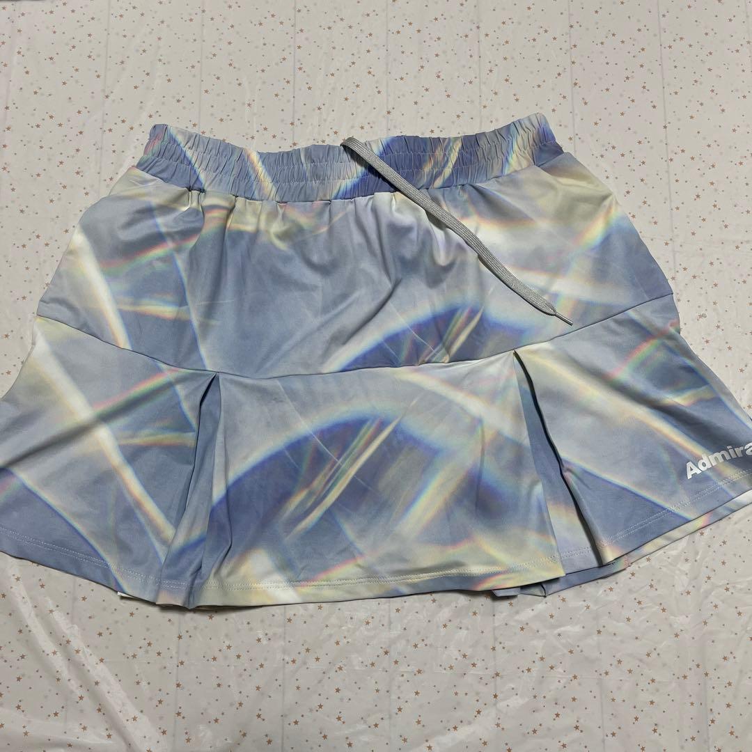 アドミラル　テニスウェア　セットアップ　ホワイト（レディースL）