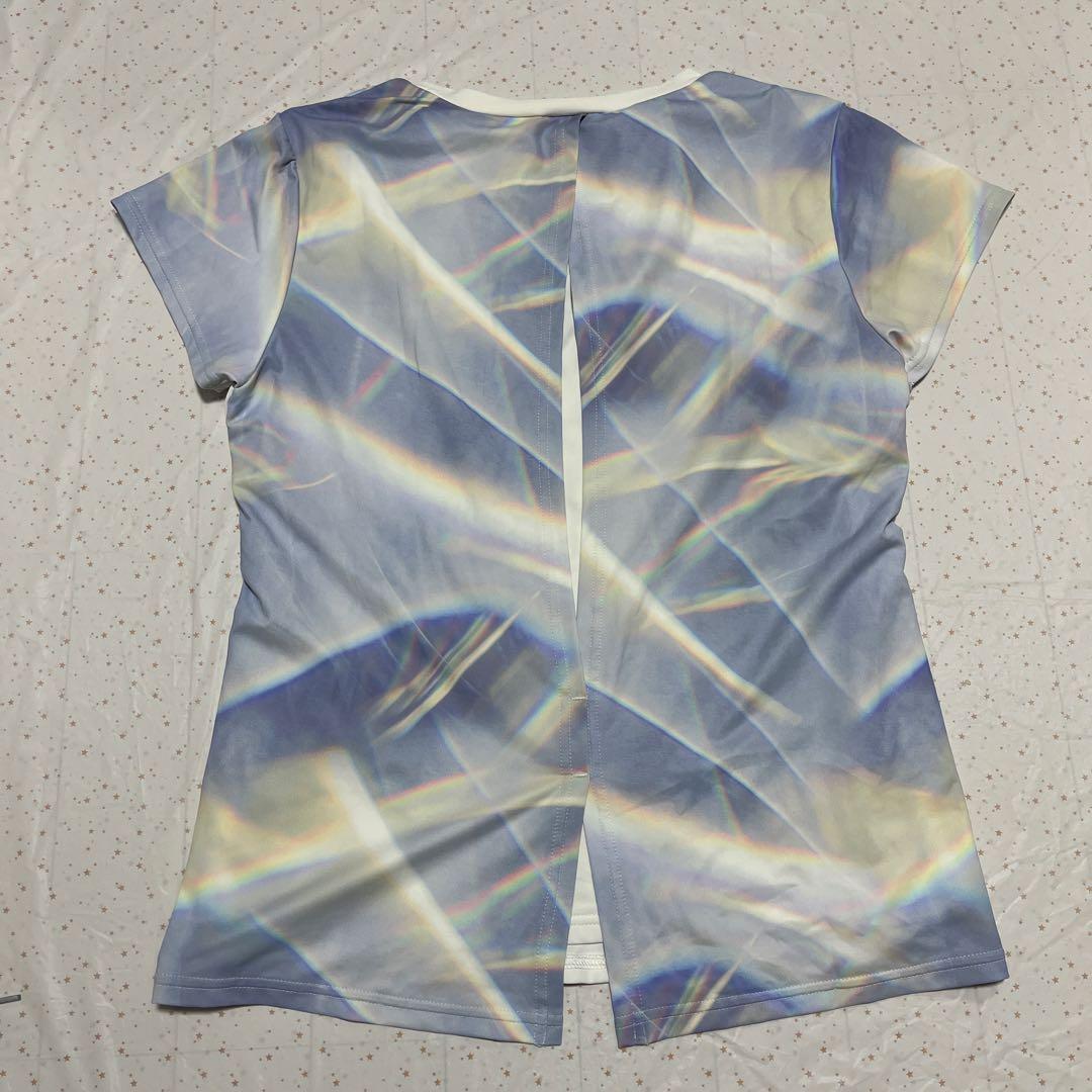 アドミラル　テニスウェア　セットアップ　ホワイト（レディースL）