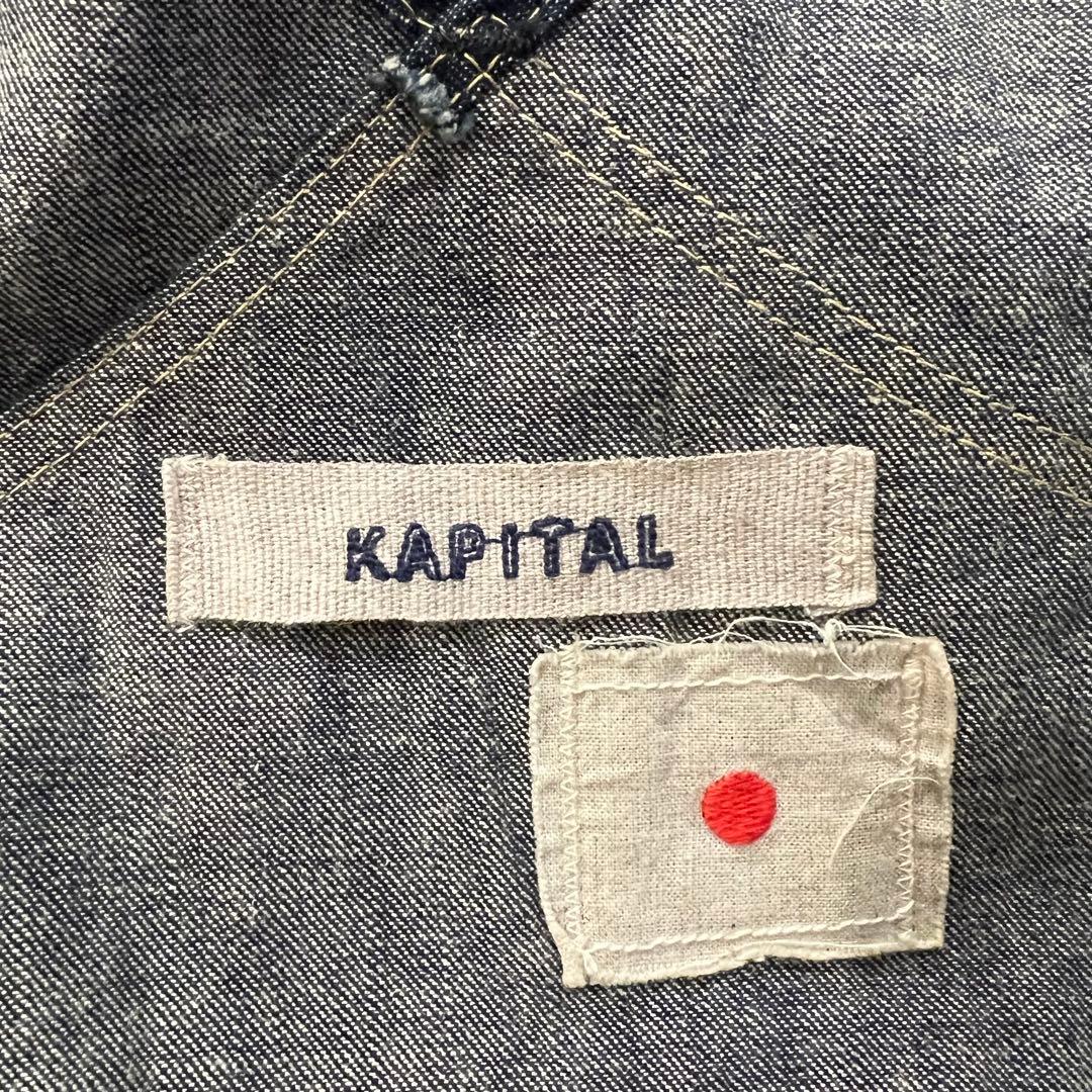 ⭐️美品　激レア⭐️KAPITAL キャピタル デニム　サロペット ショートパンツ