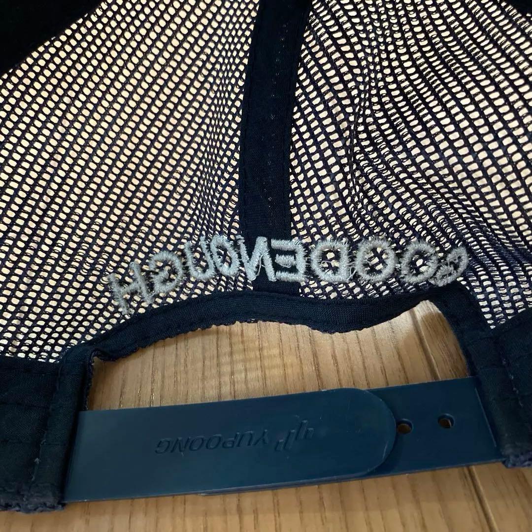 GOOD ENOUGH グッドイナフ ロゴ メッシュキャップ ブルー