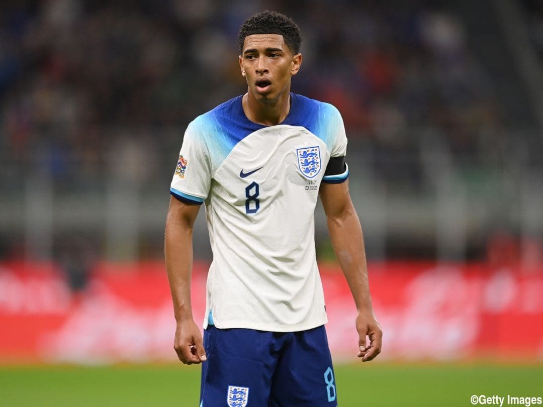 2022イングランド代表　ベリンガム　ユニフォーム