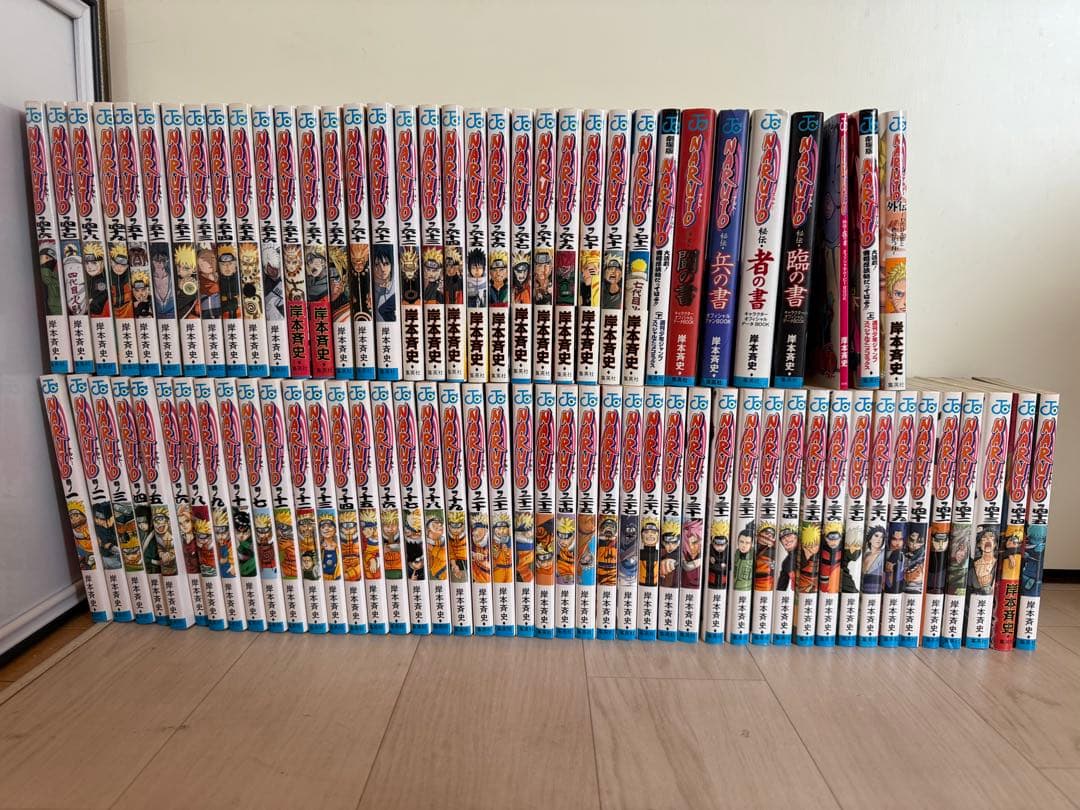 NARUTOナルト72巻全巻セット➕おまけ8冊