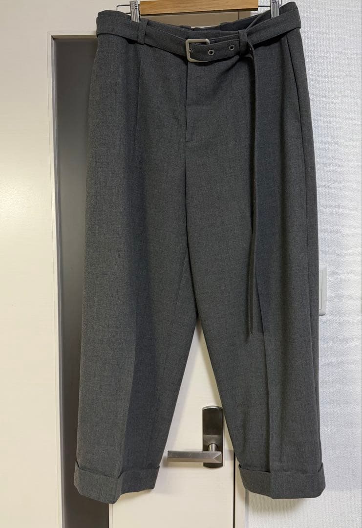 【定価27万】 JIL SANDER 25aw ウールキャンバス　スラックス