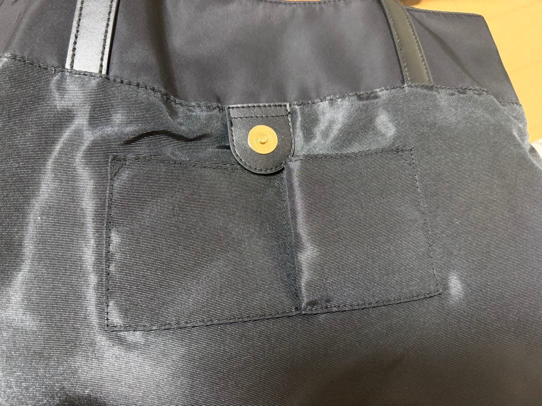 【JENNE】リボントートバッグブラック水玉