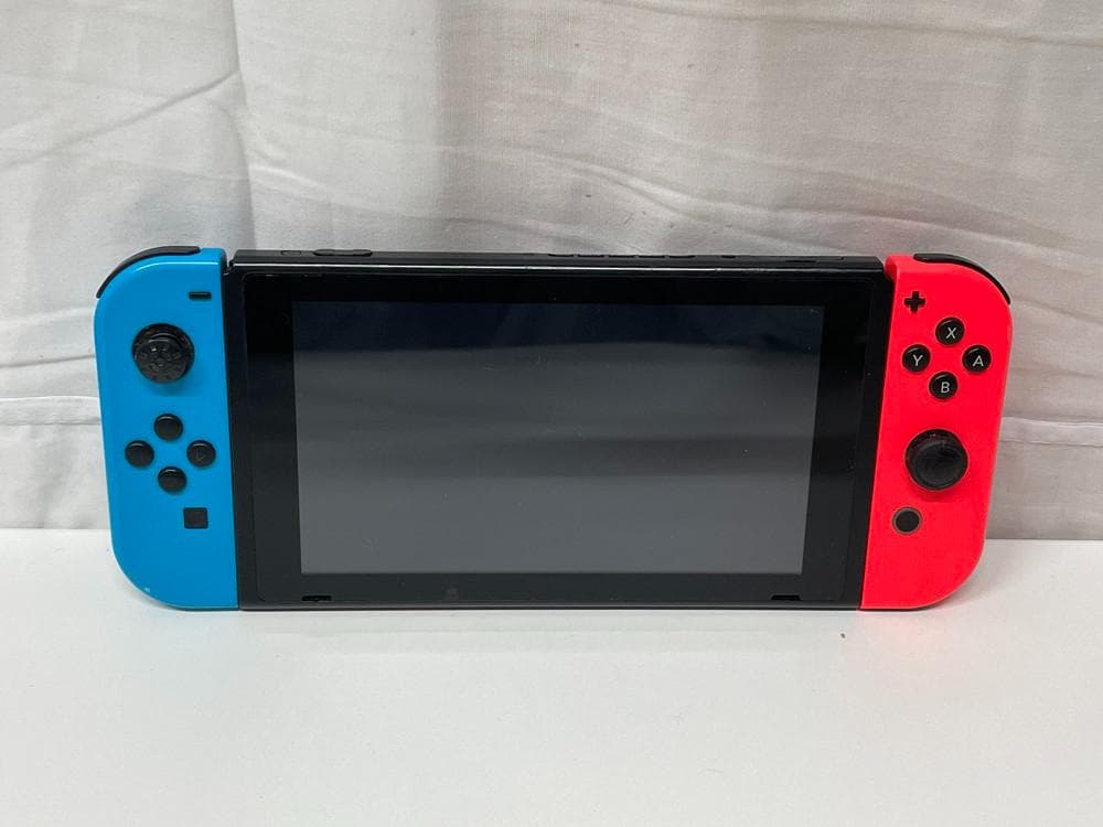 ◆Nintendo Switch任天堂スイッチ 赤青本体プロコン付き　08198