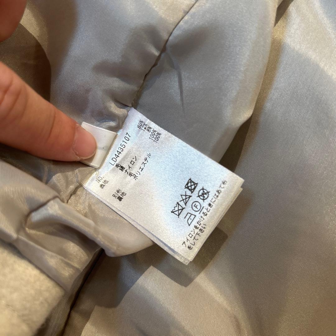 売り切り価格　blancvert ノーカラー ジャケット グレー