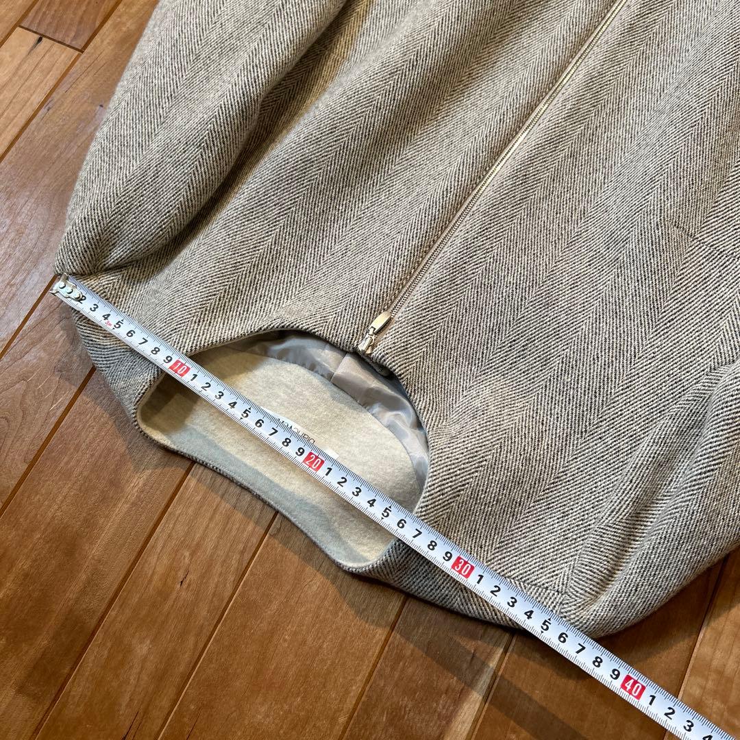 売り切り価格　blancvert ノーカラー ジャケット グレー