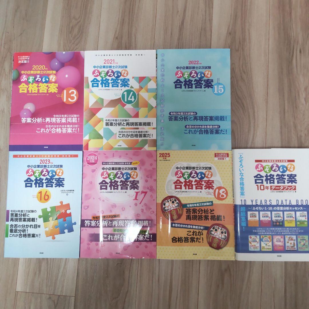 【独学合格セット】中小企業診断士2次 ふぞろいな合格答案 6年分＋α