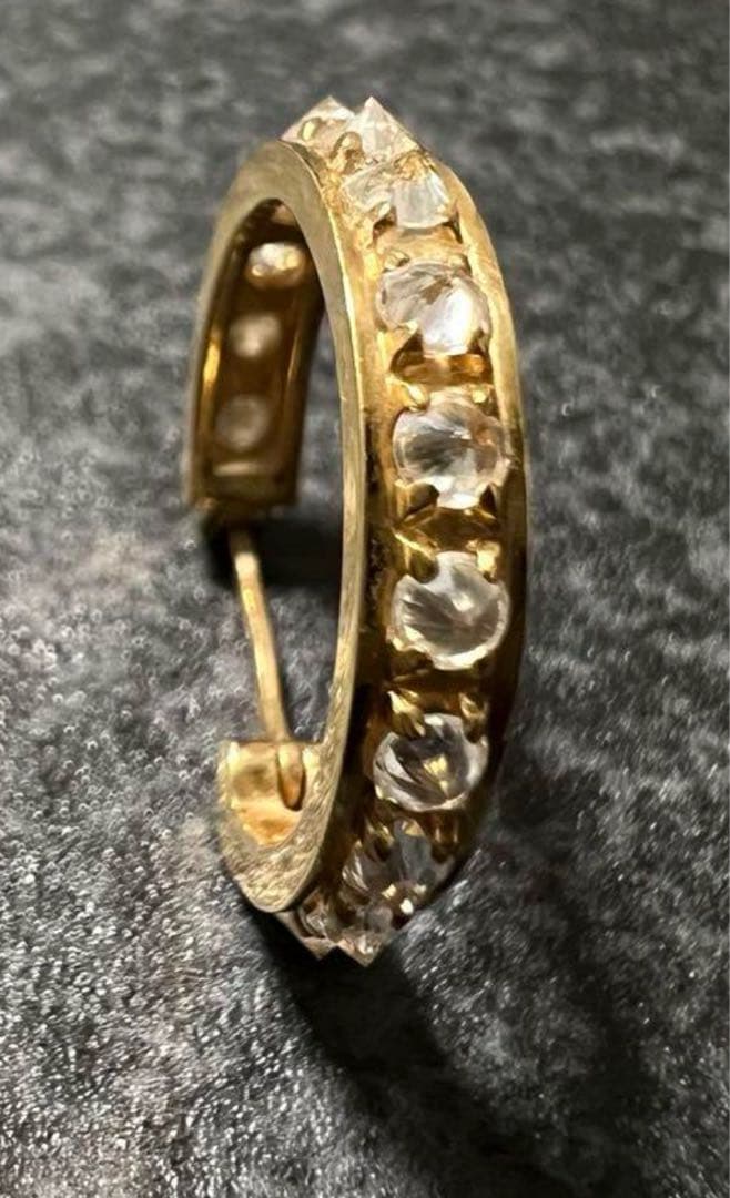 SJX ダイヤ k18 ピアス　2つ ジン