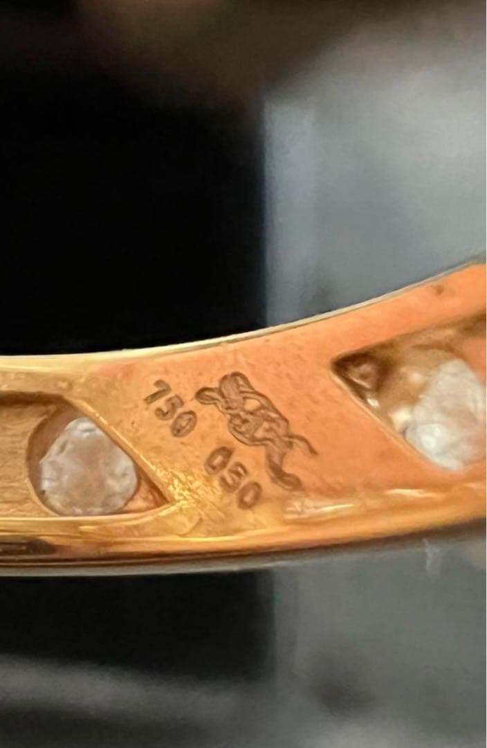 SJX ダイヤ k18 ピアス　2つ ジン