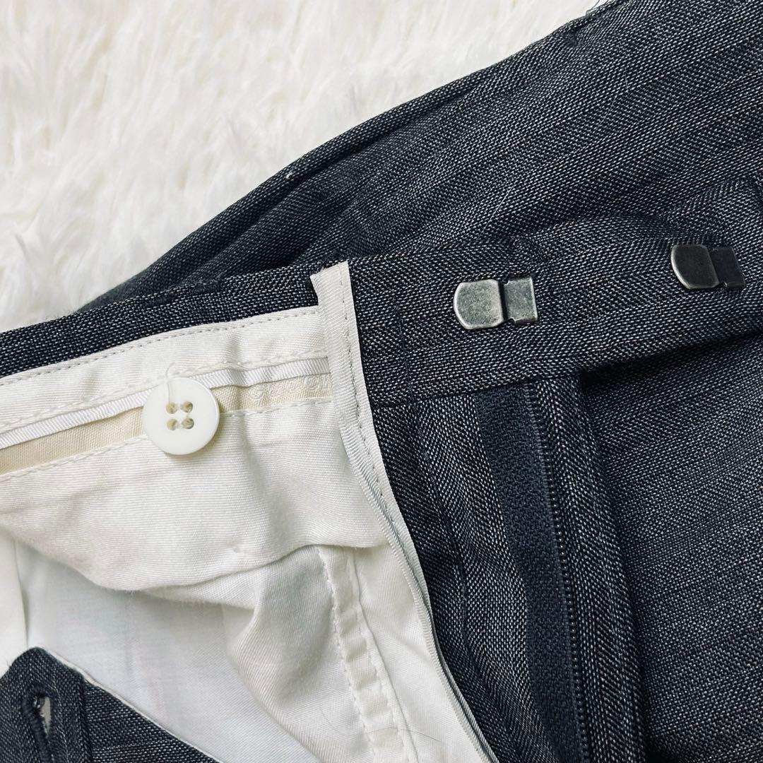 GUCCI スーツ セットアップ 44R グレー系ストライプ