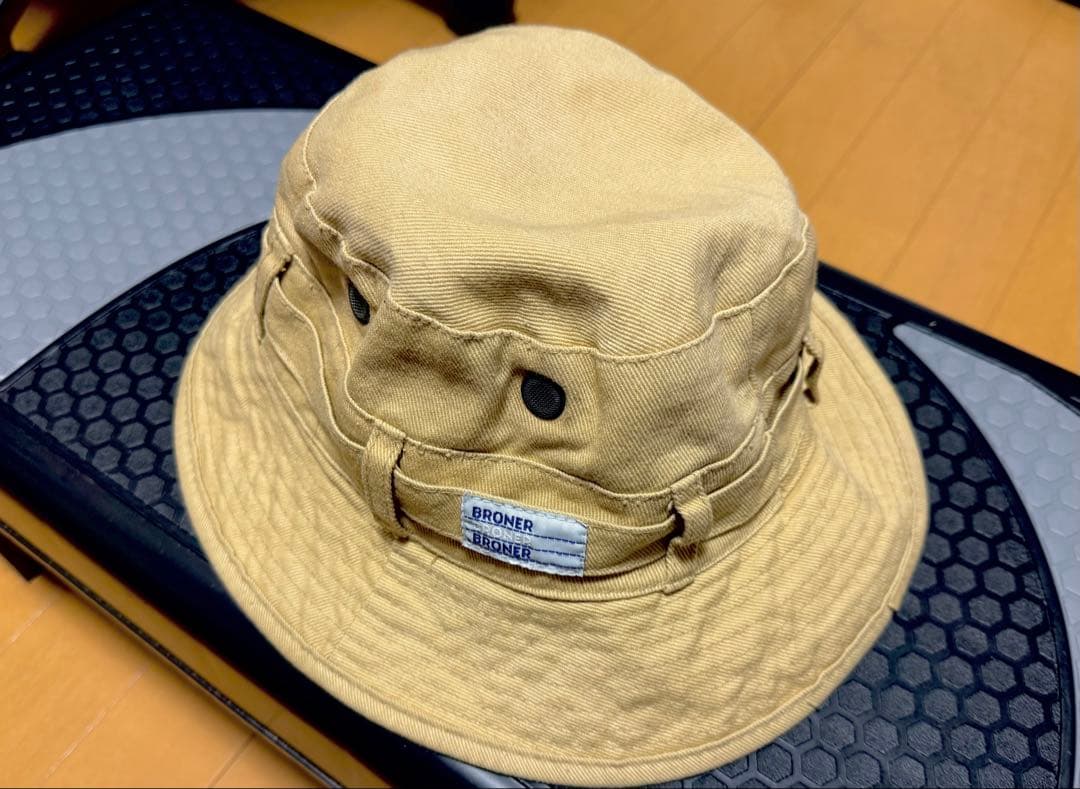 BRONER ベージュ サファリハット 小山田圭吾