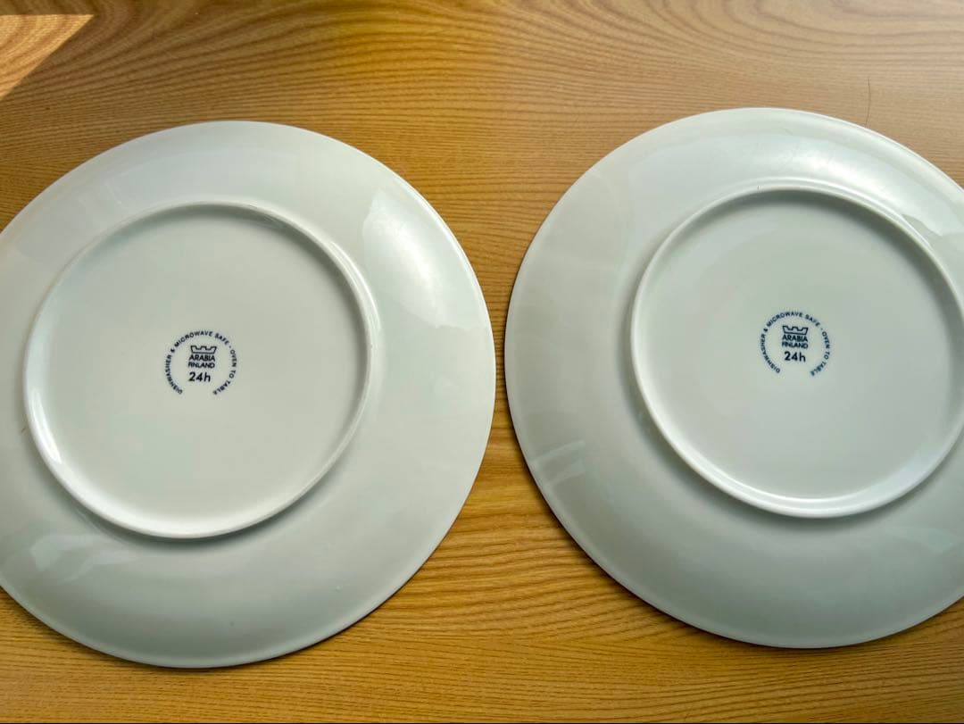 アラビア ARABIA 24h アベック プレート フラット26㎝ 旧ロゴ 廃盤