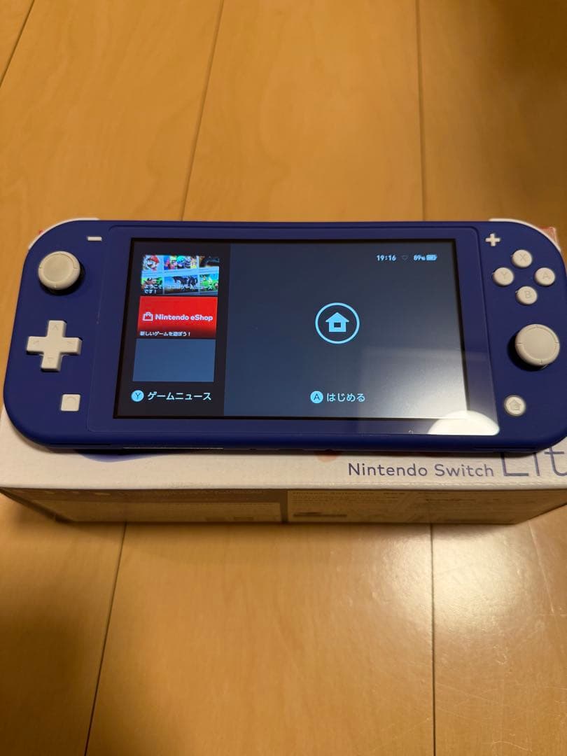 Nintendo Switch Lite 本体 青 SD128カード付き！