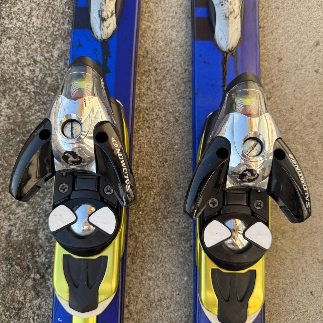 SALOMON 170cm スキー板　ストック　セット　送料無料