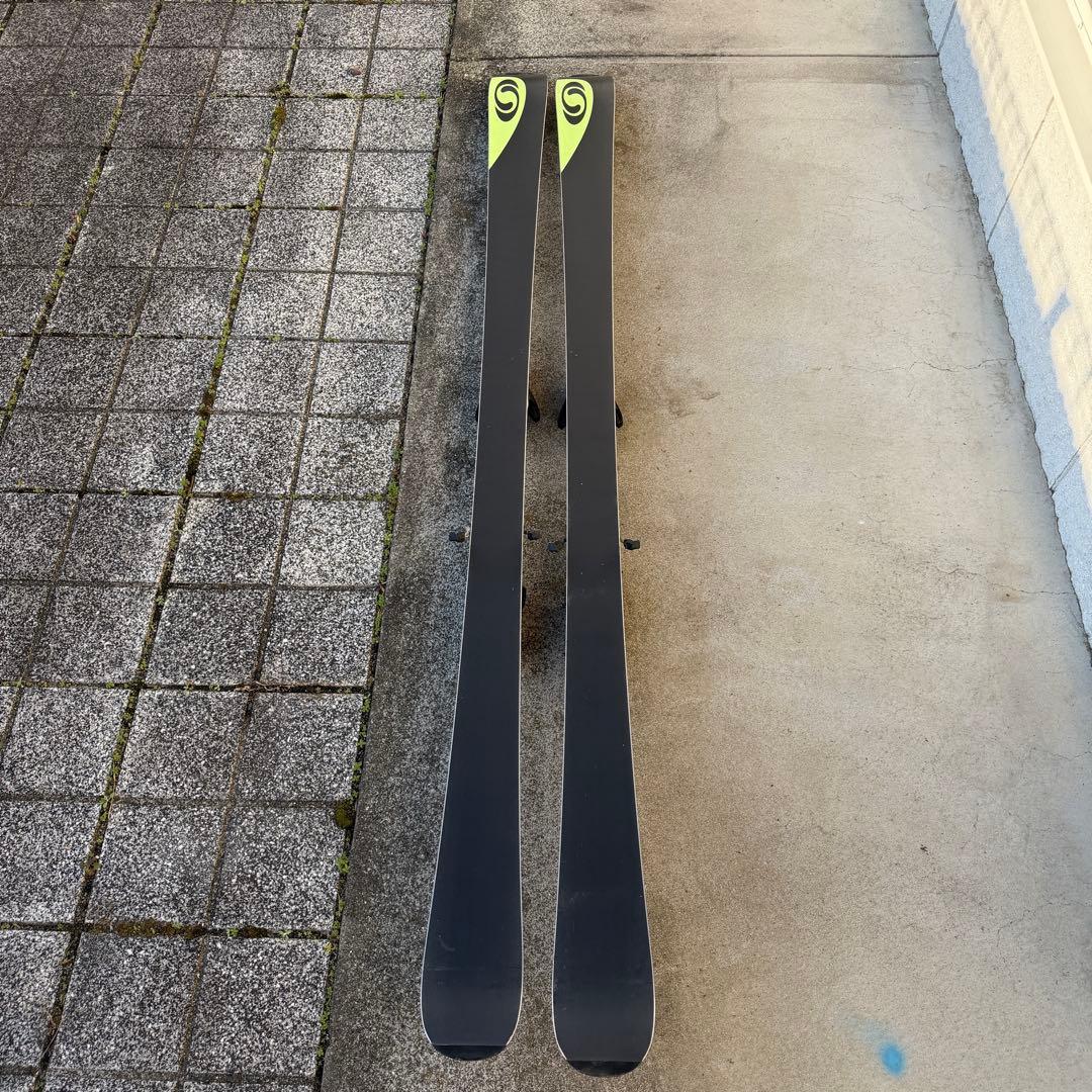 SALOMON 170cm スキー板　ストック　セット　送料無料