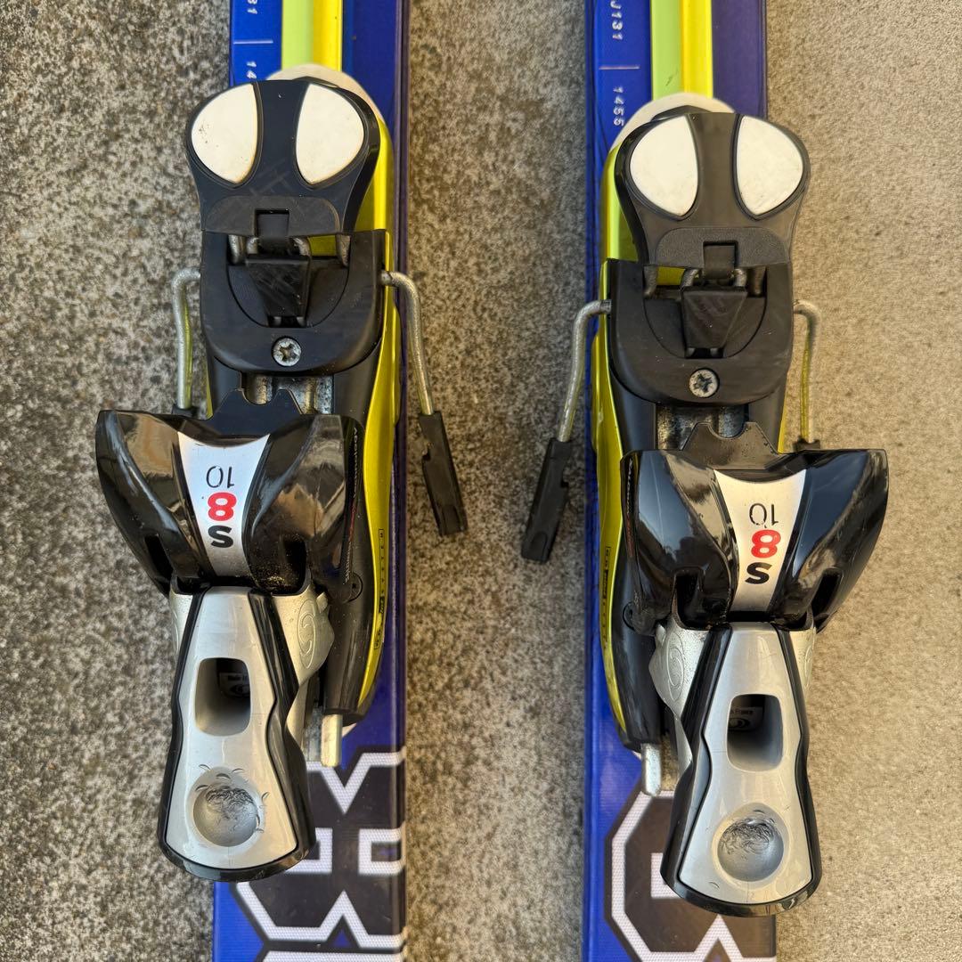 SALOMON 170cm スキー板　ストック　セット　送料無料
