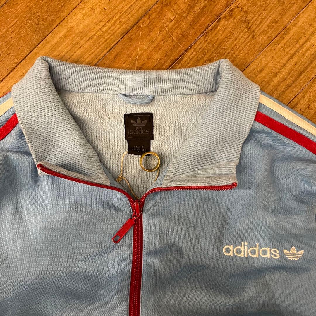 adidas トラックジャケット 90年代 ジャージ 黒タグ アディダス