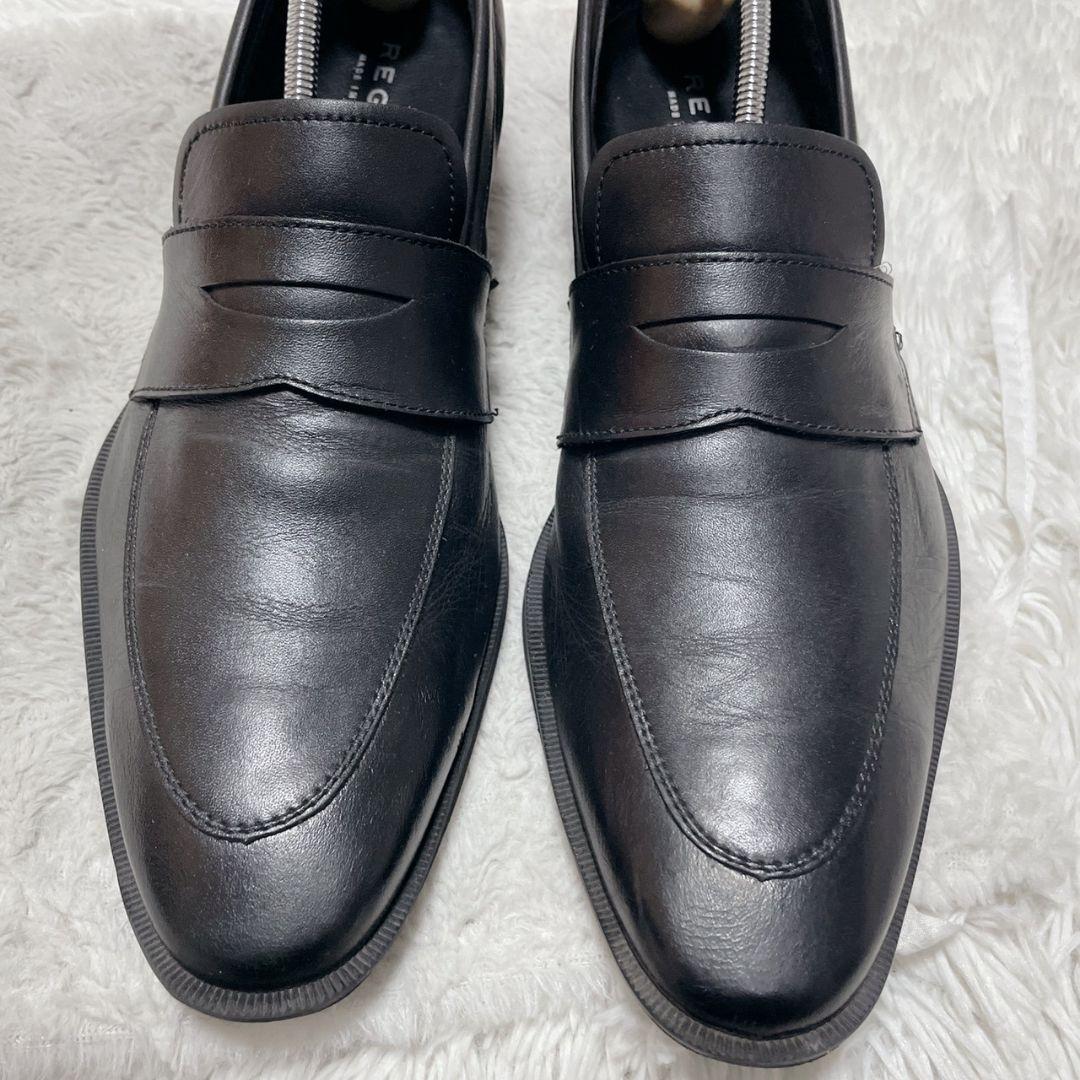 REGAL ブラック ローファー メンズ ビジネスシューズ 27.0cm