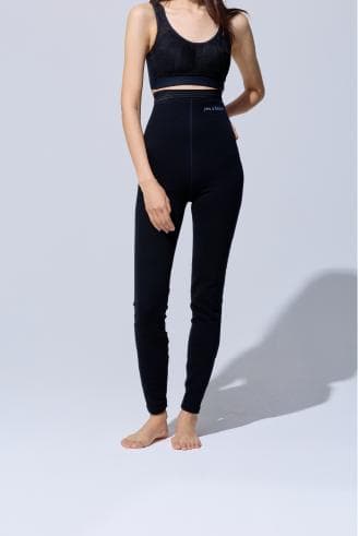 週末特価【新品】 peu a beauté 黒 スパッツサポーター LLサイズ