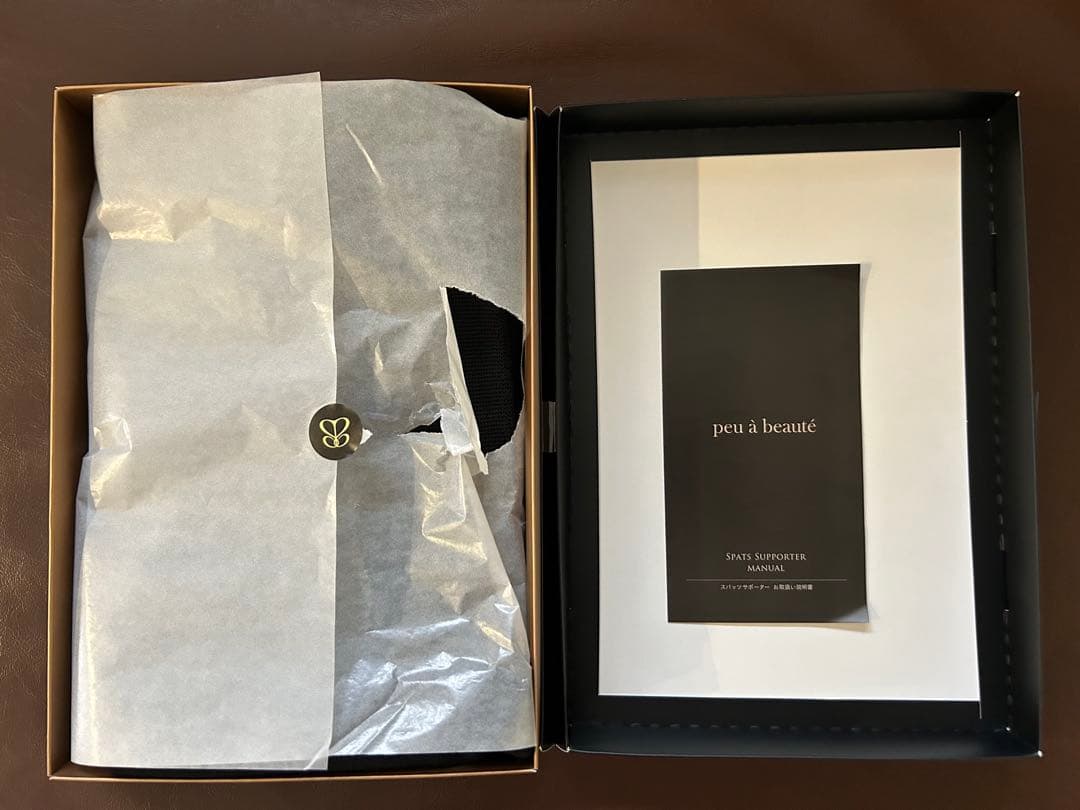 週末特価【新品】 peu a beauté 黒 スパッツサポーター LLサイズ