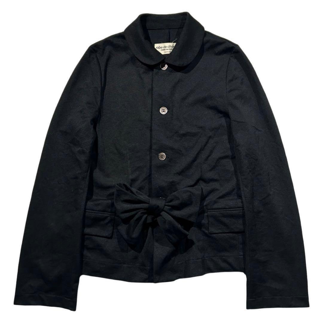 丸襟リボンジャケット ポリエステル robe de chambre