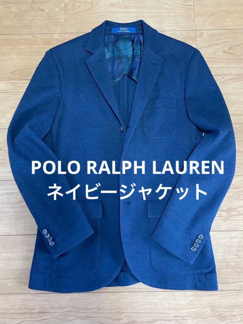 RALPH LAUREN ポロ ラルフローレン ネイビー テーラードジャケット
