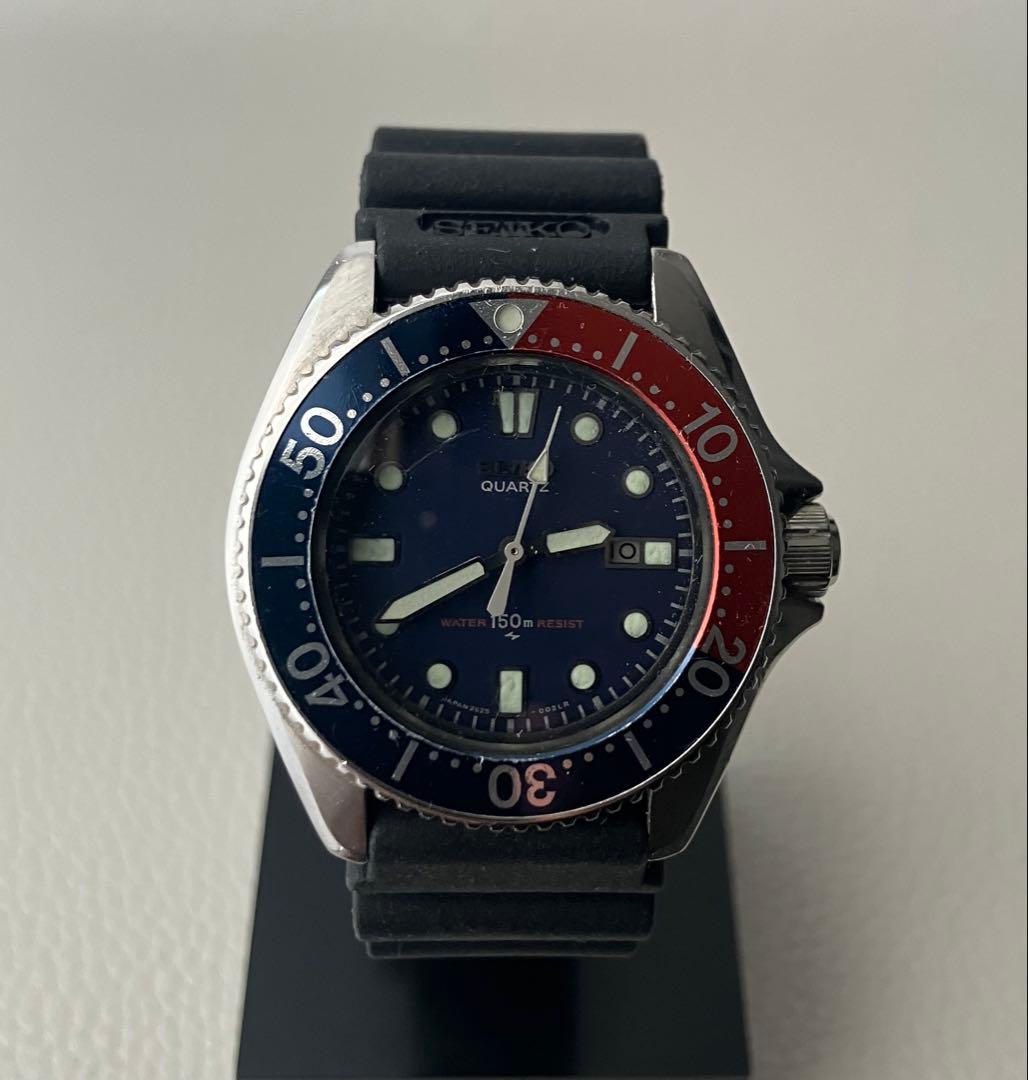 【稼働品】【ボーイズサイズ】セイコー ダイバー2625-001Bクォーツ