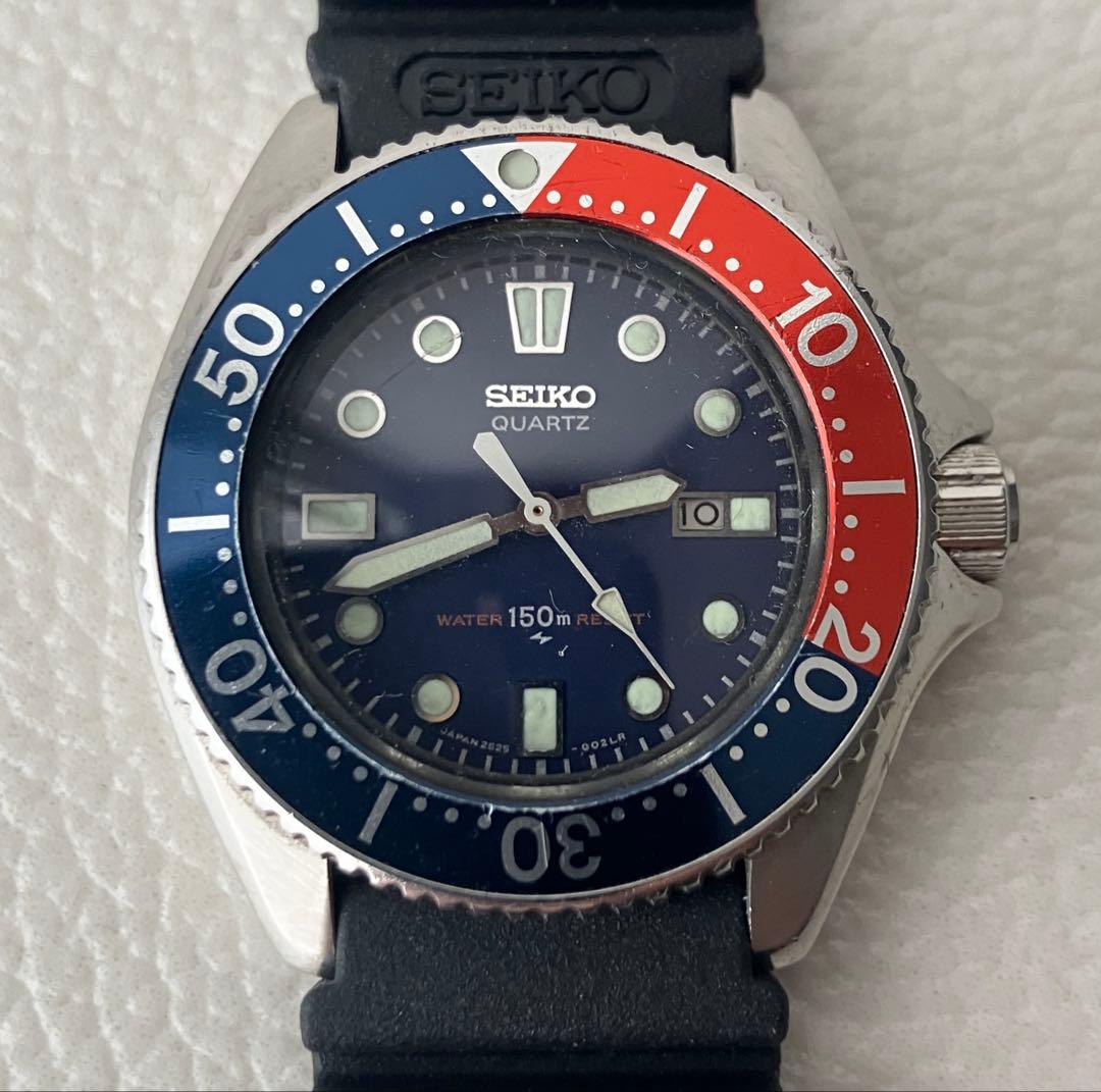 【稼働品】【ボーイズサイズ】セイコー ダイバー2625-001Bクォーツ