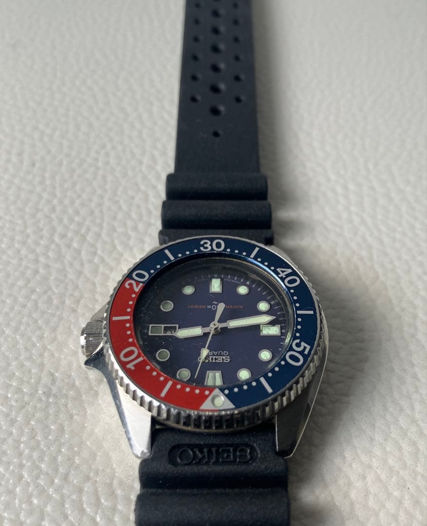 【稼働品】【ボーイズサイズ】セイコー ダイバー2625-001Bクォーツ