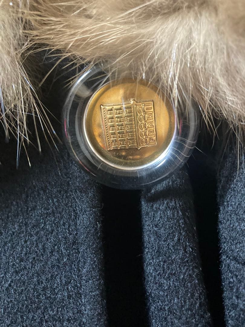 最終　FENDI カシミヤ最高級　セーブル　コート　定価82万