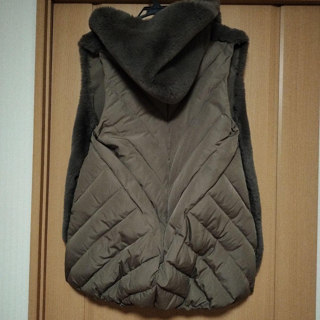 ヒ*ロ様 MARECHAL TERRE フーディー ファーベスト モカ　サイズ1