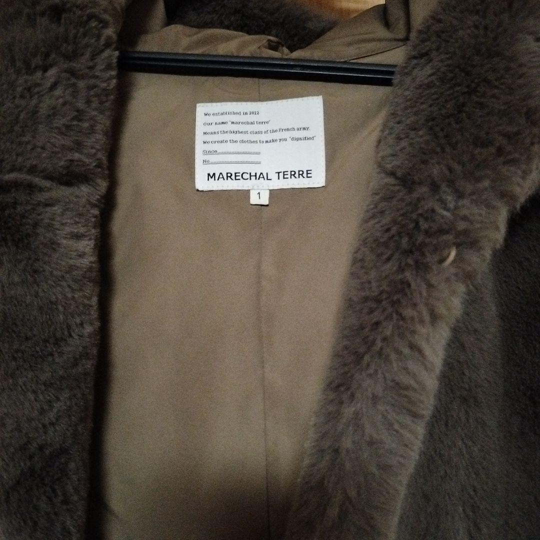 ヒ*ロ様 MARECHAL TERRE フーディー ファーベスト モカ　サイズ1
